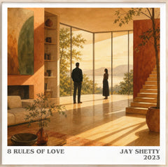 8 Rules of Love Literary Art Print by Jay Shetty
