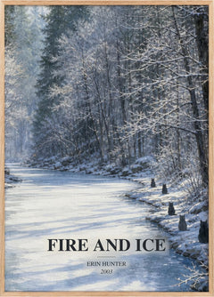Fire and Ice Book Watercolour Illustration by Erin Hunter