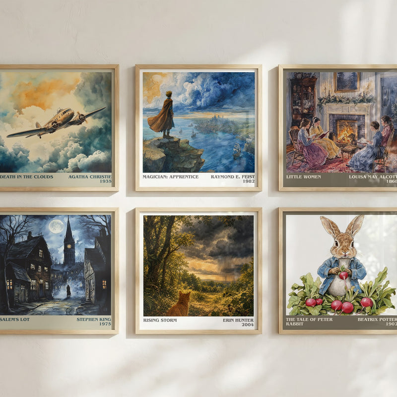 Rising Storm literary art print colour and style options – Erin Hunter book art