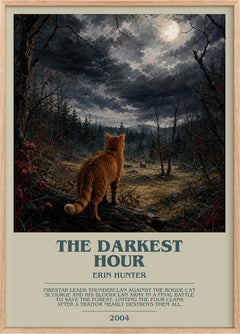 The Darkest Hour Bookish Wall Art by Erin Hunter