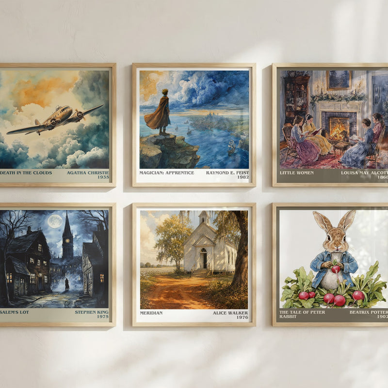 Meridian literary art print colour and style options – Alice Walker book art
