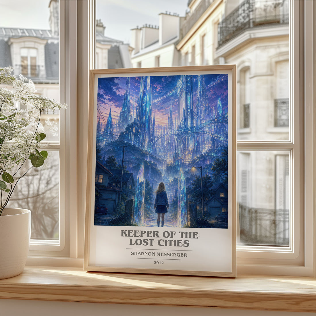 Keeper of the Lost Cities book cover poster colour and style options – Shannon Messenger book art