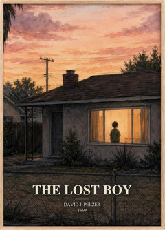 The lost boy Book Watercolour Illustration by David J. Pelzer