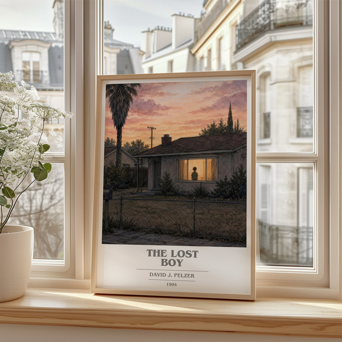 The lost boy book cover poster colour and style options – David J. Pelzer book art