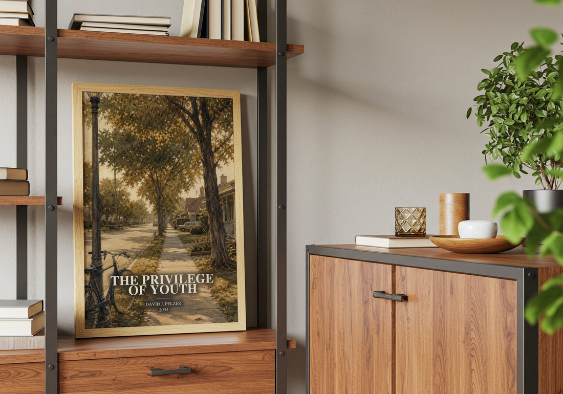The Privilege of Youth book watercolour illustration paper finish options – matte satin gloss