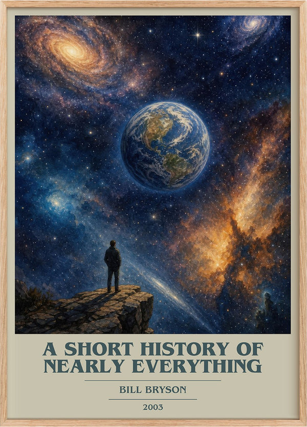 A short history of nearly everything Book Cover Poster by Bill Bryson