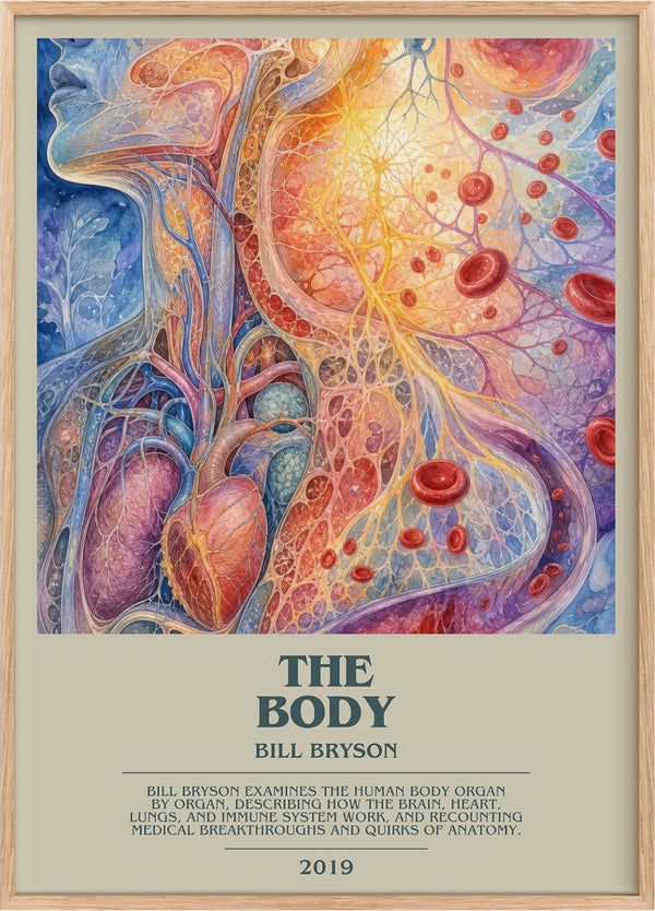 The Body Bookish Wall Art by Bill Bryson