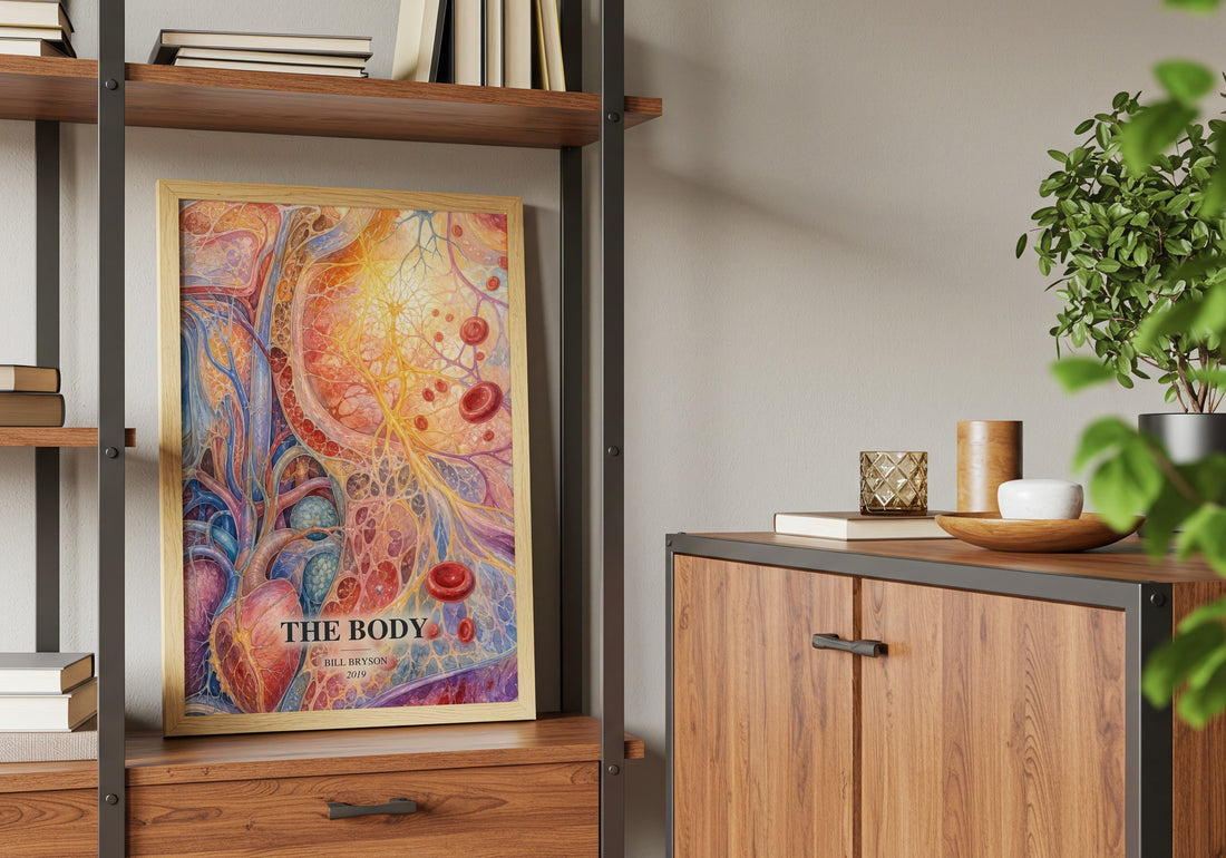 The Body book watercolour illustration paper finish options – matte satin gloss