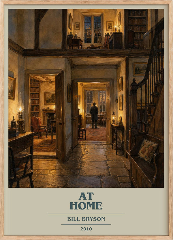 At Home Book Cover Poster by Bill Bryson