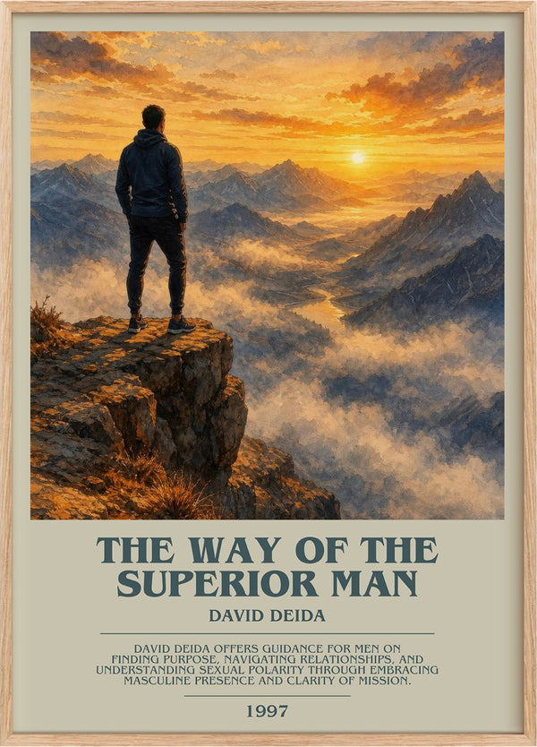 The way of the superior man Bookish Wall Art by David Deida