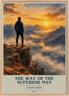 The way of the superior man Book Cover Poster by David Deida