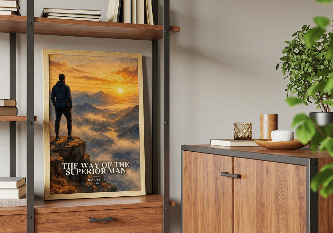 The way of the superior man book watercolour illustration paper finish options – matte satin gloss