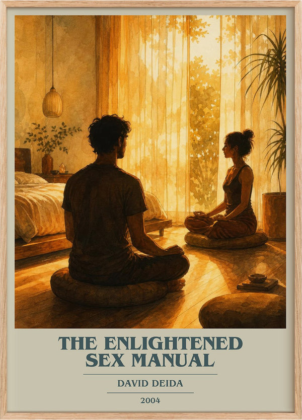 The Enlightened Sex Manual Book Cover Poster by David Deida