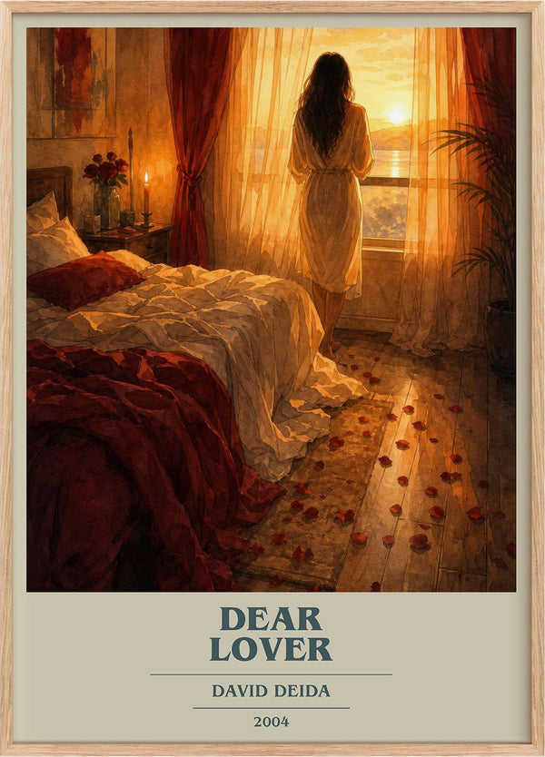 Dear Lover Book Cover Poster by David Deida