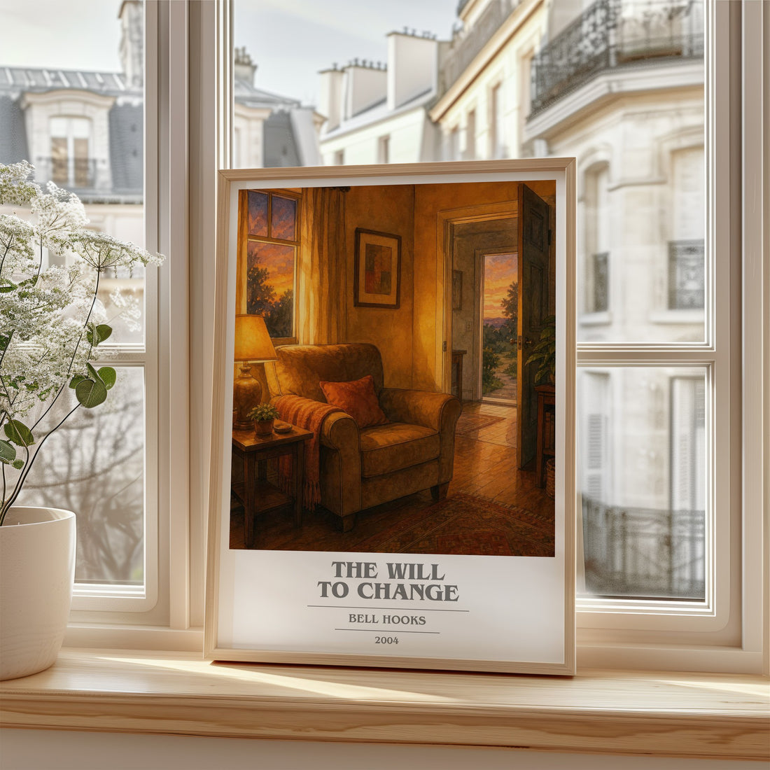 The will to change book cover poster colour and style options – Bell Hooks book art