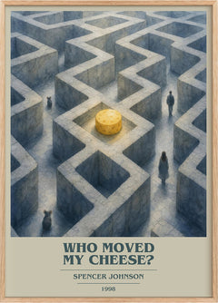 Who Moved My Cheese? Book Cover Poster by Spencer Johnson
