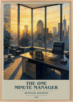 The one minute manager Book Cover Poster by Spencer Johnson