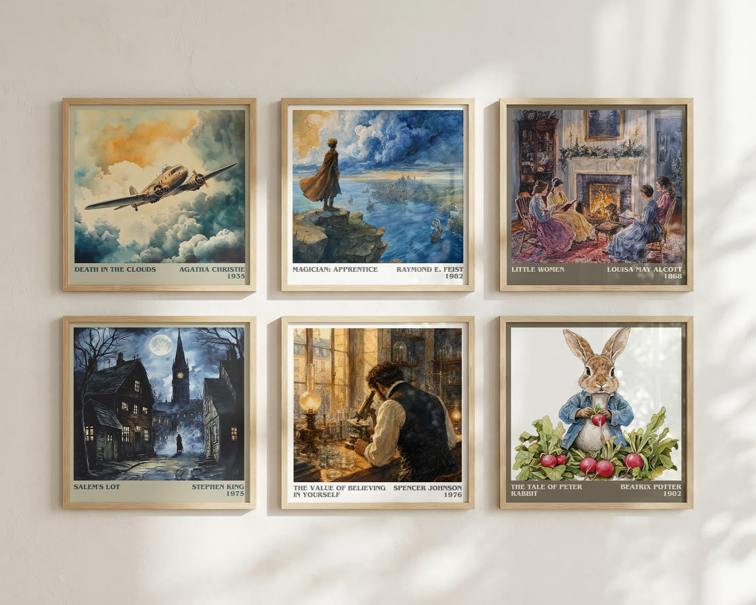 The Value of Believing in Yourself literary art print colour and style options – Spencer Johnson book art