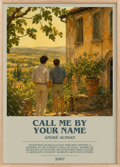 Call Me by Your Name Bookish Wall Art by André Aciman