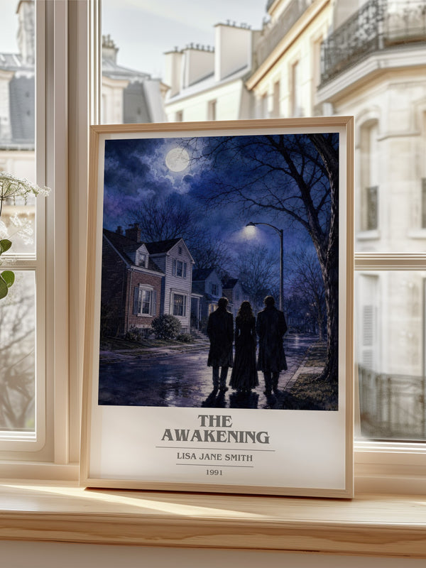 The Awakening book cover poster colour and style options – Lisa Jane Smith book art