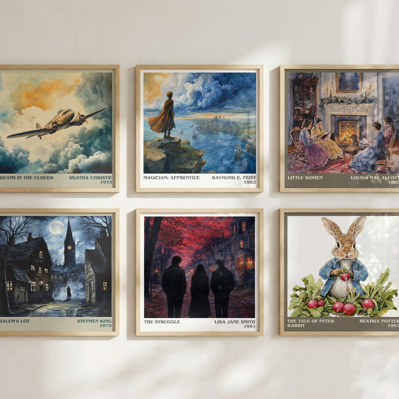 The Struggle literary art print colour and style options – Lisa Jane Smith book art