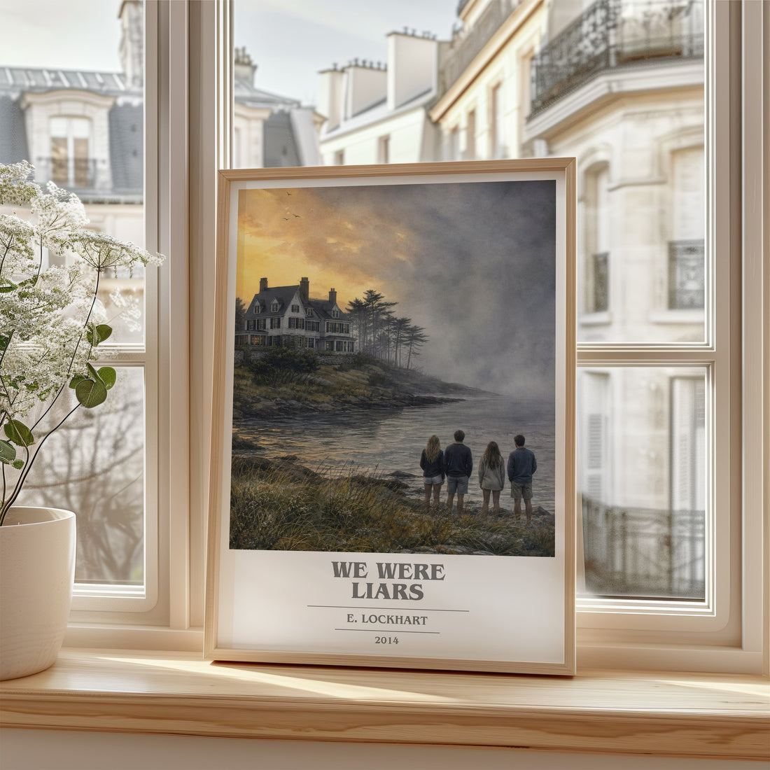 We Were Liars book cover poster colour and style options – E. Lockhart book art
