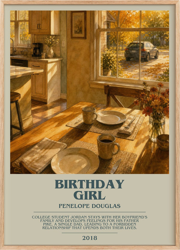 Birthday Girl Bookish Wall Art by Penelope Douglas