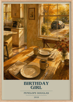 Birthday Girl Book Cover Poster by Penelope Douglas