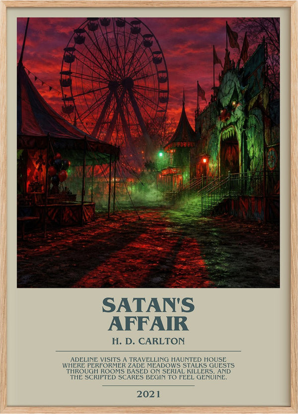 Satan's Affair Bookish Wall Art by H. D. Carlton