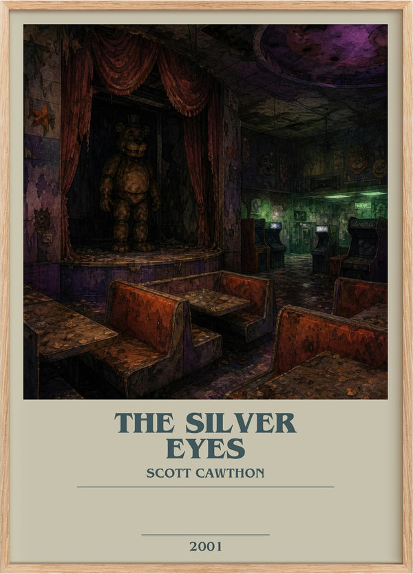 Silver Eyes Bookish Wall Art by Scott Cawthon