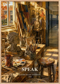 Speak Book Watercolour Illustration by Laurie Halse Anderson