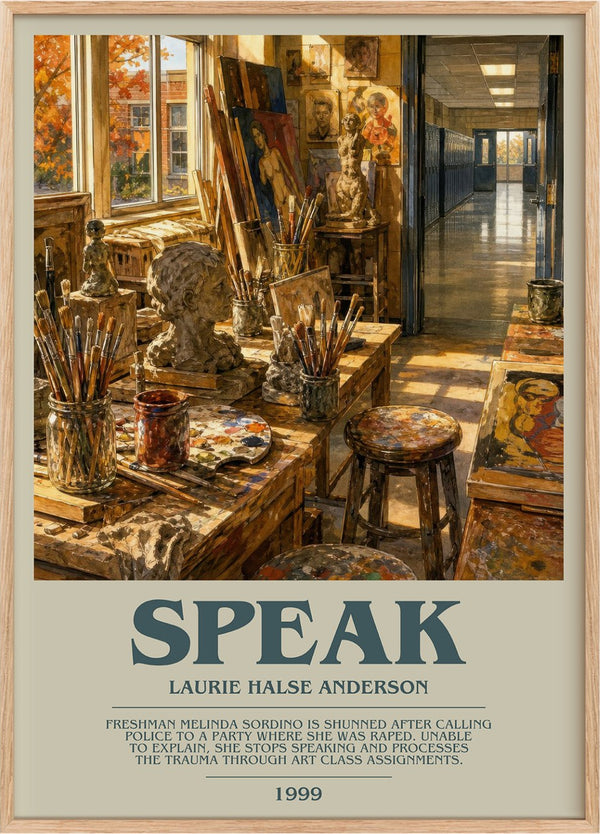 Speak Bookish Wall Art by Laurie Halse Anderson