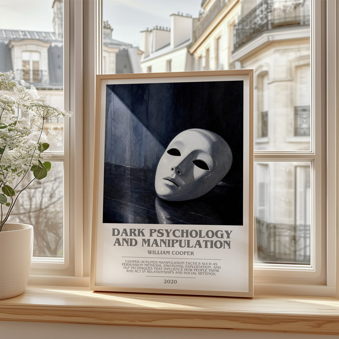Dark Psychology and Manipulation bookish poster colour and style options – William Cooper book art