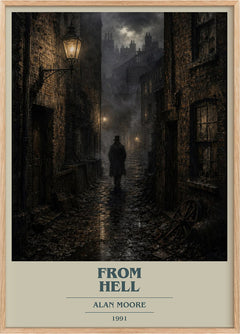 From hell Book Cover Poster by Alan Moore