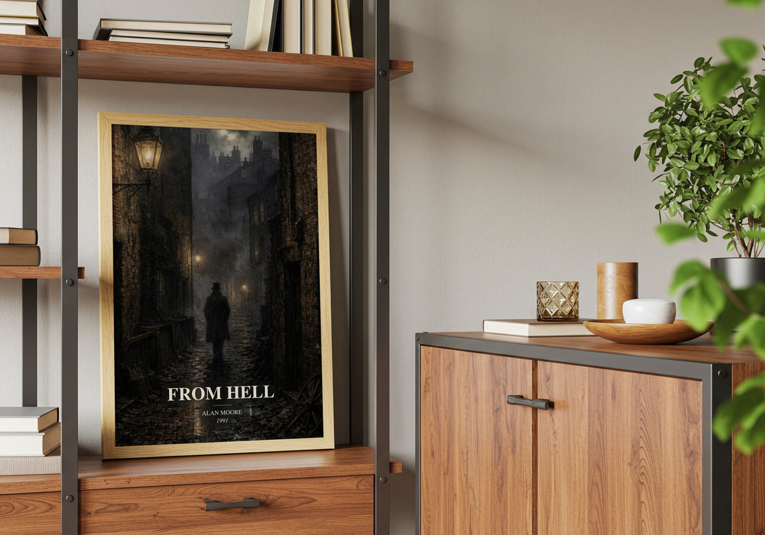 From hell book watercolour illustration paper finish options – matte satin gloss