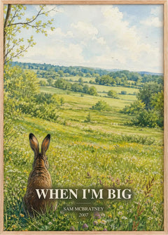 When I'm big Book Watercolour Illustration by Sam McBratney