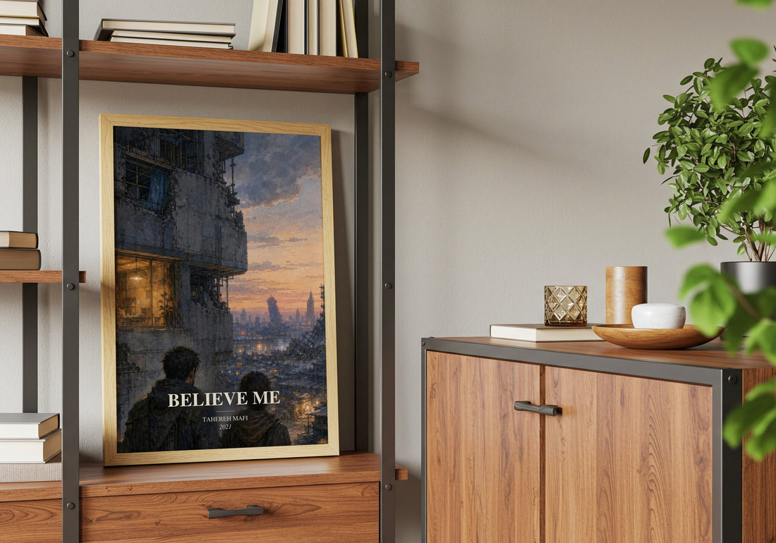 Believe Me book watercolour illustration paper finish options – matte satin gloss