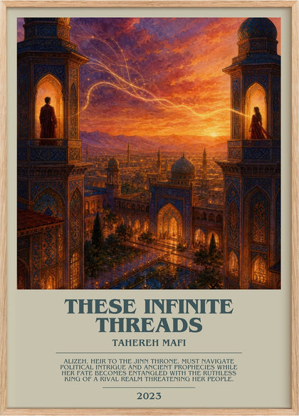 These Infinite Threads Bookish Wall Art by Tahereh Mafi