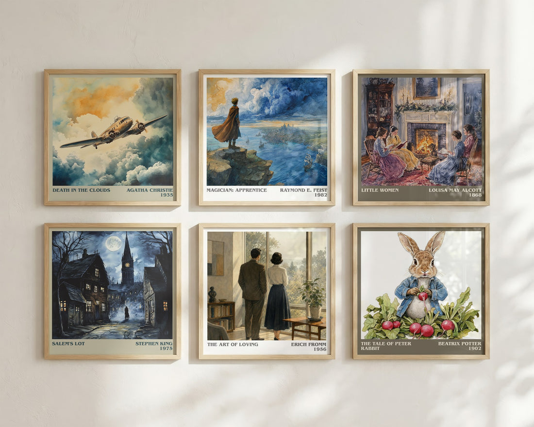 The Art of Loving literary art print colour and style options – Erich Fromm book art