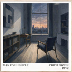 Man for Himself Literary Art Print by Erich Fromm