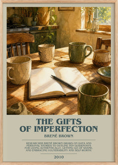 The Gifts of Imperfection Bookish Wall Art by Brené Brown