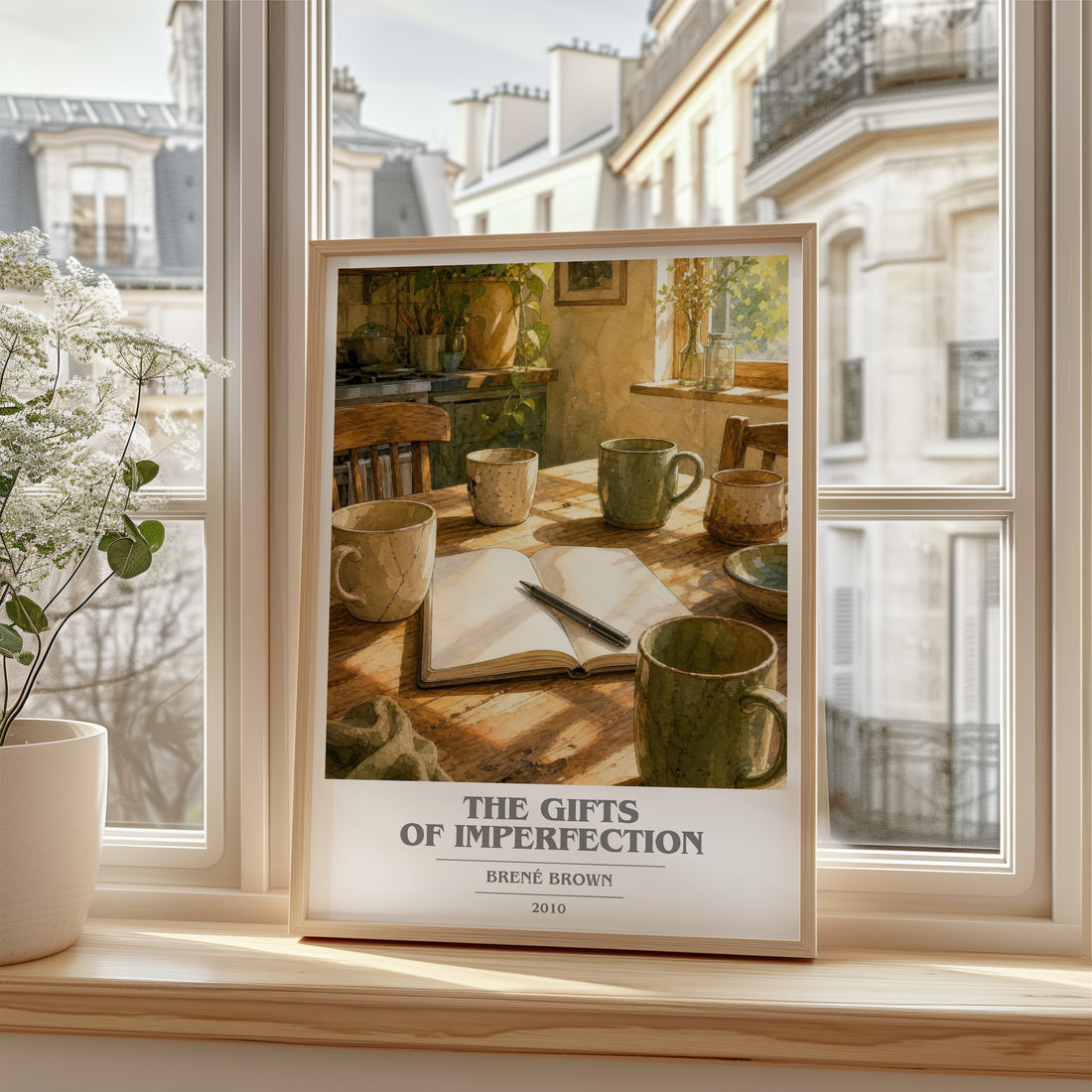 The Gifts of Imperfection book cover poster colour and style options – Brené Brown book art