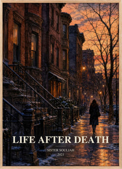 Life After Death Book Watercolour Illustration by Sister Souljah