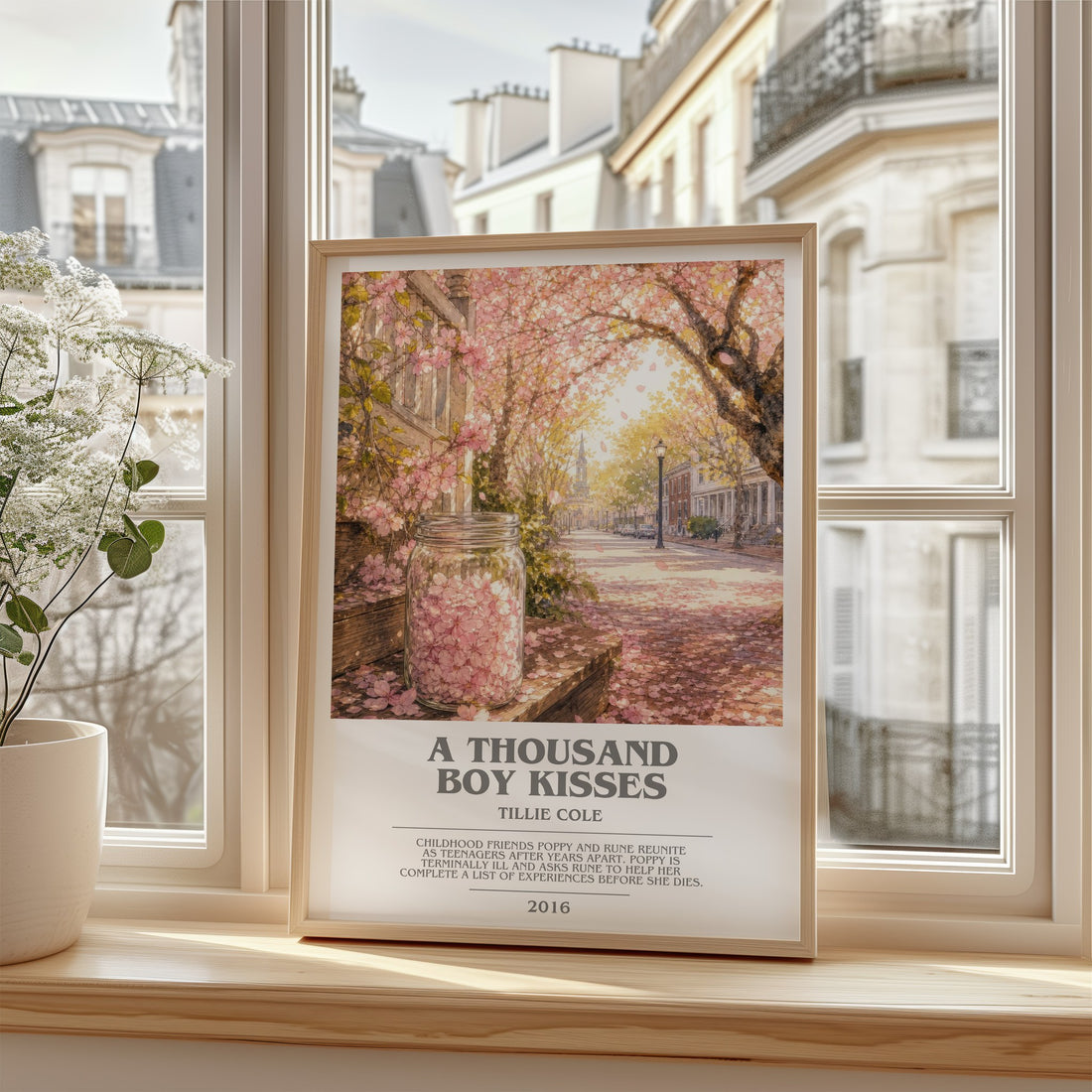 A Thousand Boy Kisses bookish poster colour and style options – Tillie Cole book art