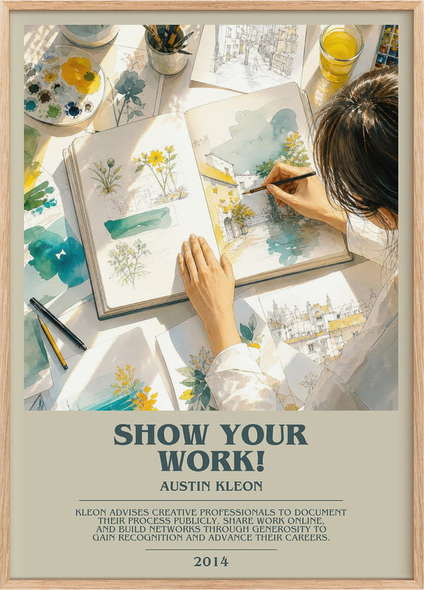 Show Your Work! Bookish Wall Art by Austin Kleon