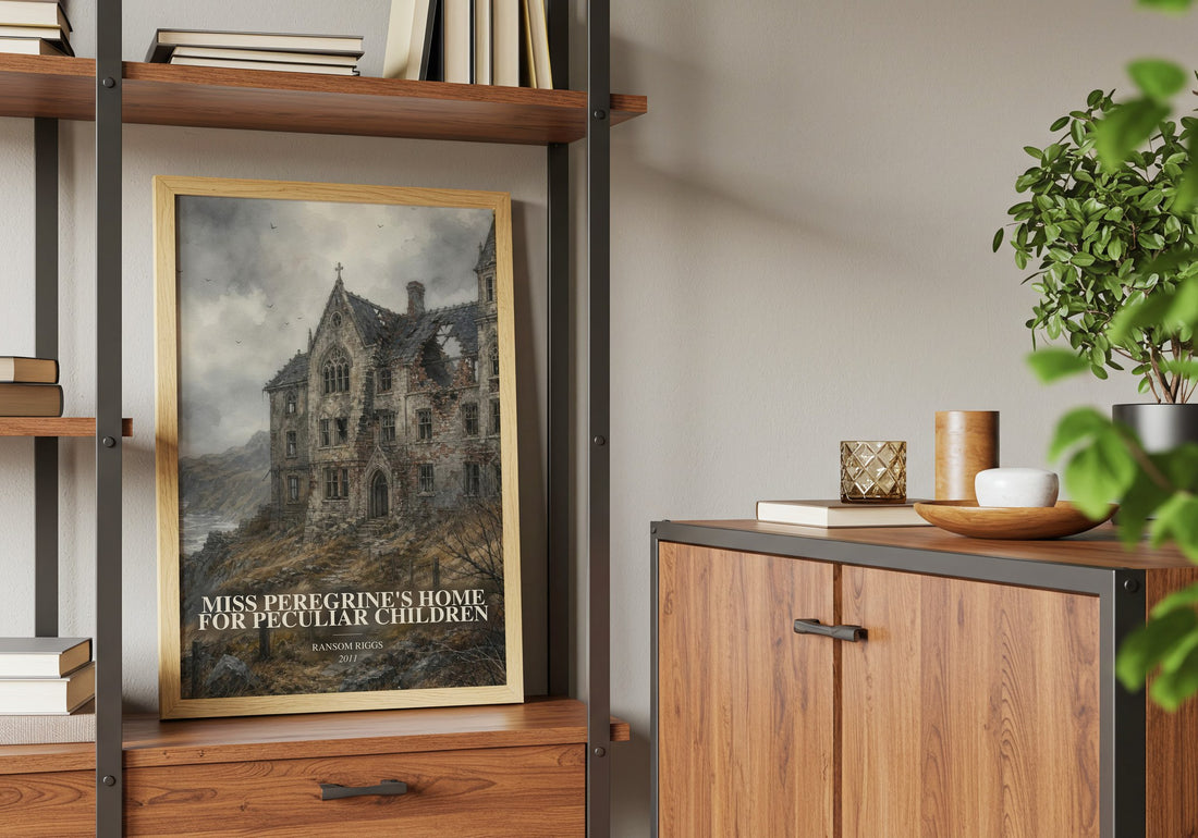 Miss Peregrine's Home for Peculiar Children book watercolour illustration paper finish options – matte satin gloss