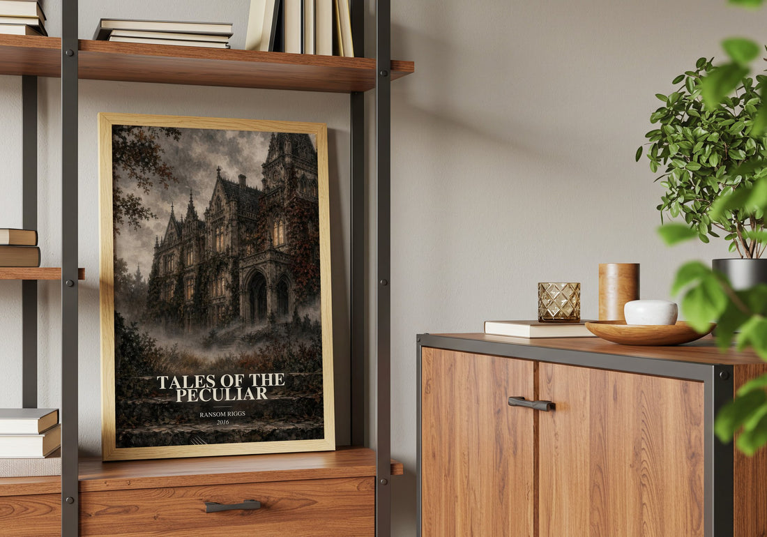 Tales of the Peculiar book watercolour illustration paper finish options – matte satin gloss