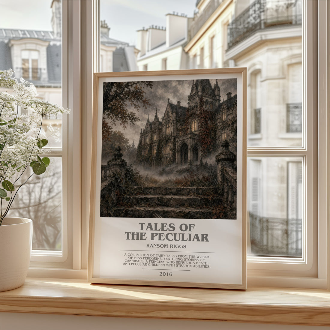 Tales of the Peculiar bookish poster colour and style options – Ransom Riggs book art