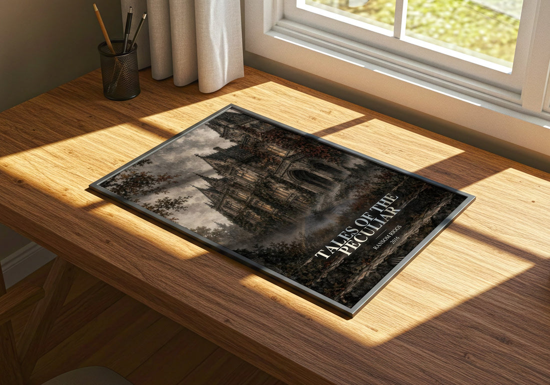 Tales of the Peculiar watercolour book poster framed on wall – fantasy wall art