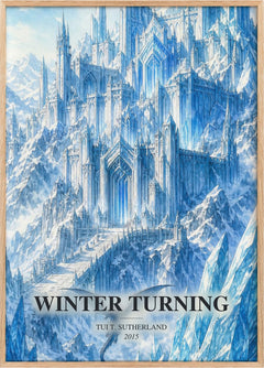 Winter Turning Book Watercolour Illustration by Tui T. Sutherland